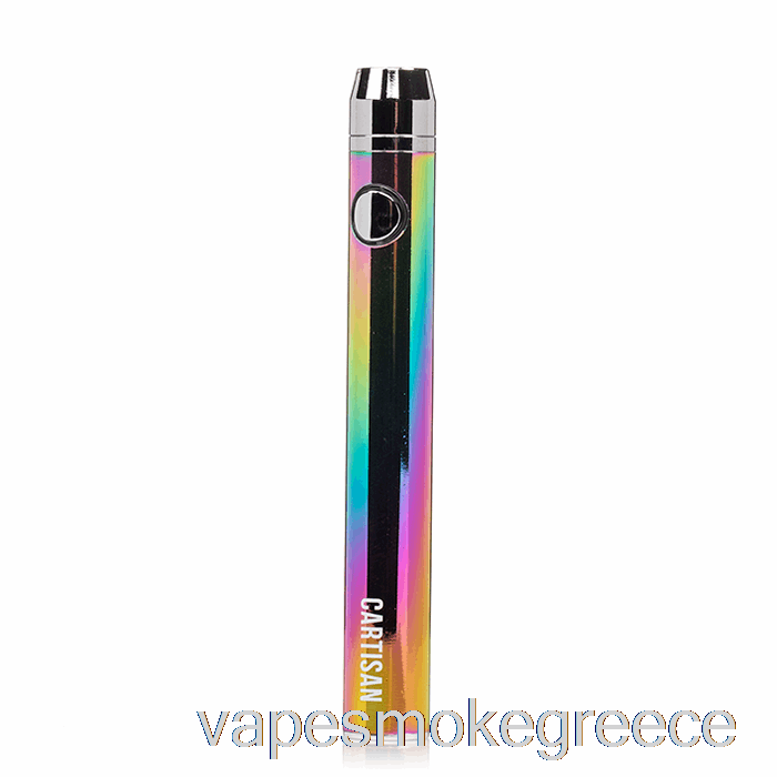 Vape Greece Cartisan Button Vv 900 510 μπαταρία Rainbow